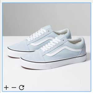 Light baby blue vans
